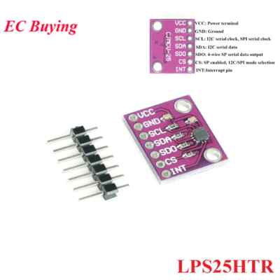 LPS25HTR Barometric Pressure Sensor High Precision MEMS for Arduino