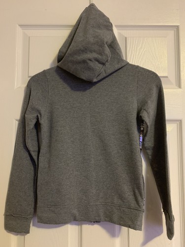 Girls DKNY Sequin Front Hoodie Long Sleeve Top Sz M - Picture 7 of 7