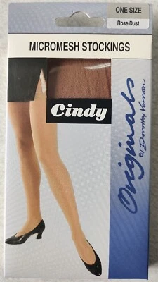 cindy micromesh stockings,onesize,vintage,