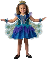 Toddler Child Peacock Fairy Costume