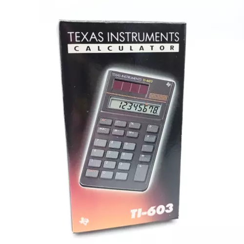 NEUVE Vintage Texas Instruments TI-603 Scientific Calculator - 1986 unused MIB