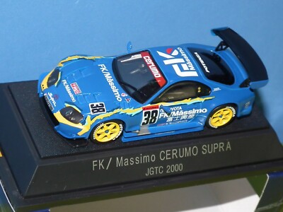 EBBRO au CERUMO Supra 1/43スケール 1/43 Ebbro Au Cerumo Toyota Supra JGTC 2002 car #1 #197
