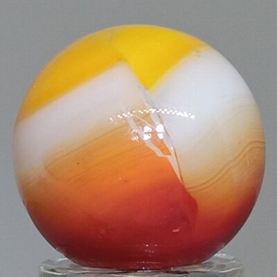 画材 Red Marble Genuine Vintage Vitro All-Red Marble .62 Inch Mint Condition Combined