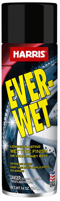 HARRIS   Ever Wet Tire Shine Spray   Wet Tire Finish 14 fl oz