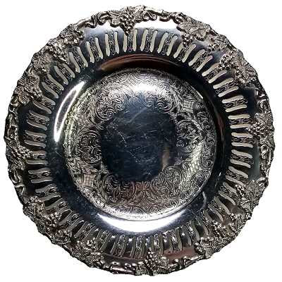 Hallmarked Silver Plate on Copper Old English Reproduction Small