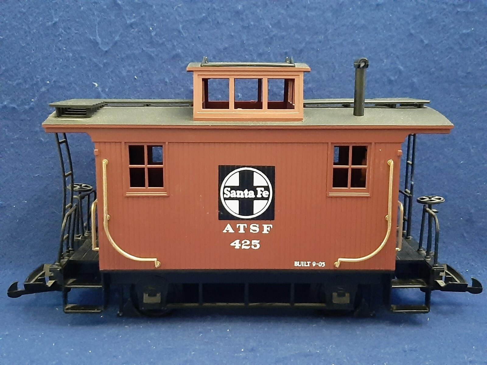 BACHMANN Santa Fe Caboose ATSF 425, B&O Stake Car 1525 & Rio Grande ...