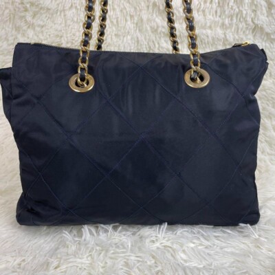 日本入手困難品◆PRADA◆ QUILTING SILVER LOGO MINI CHAIN BAG 日本入手困難品◇PRADA◇ QUILTING SILVER LOGO MINI CHAIN BAG