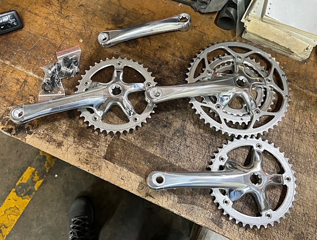 SANTANA Tandem Crankset 170mm 170mm Triple Octalink Bike BRAND