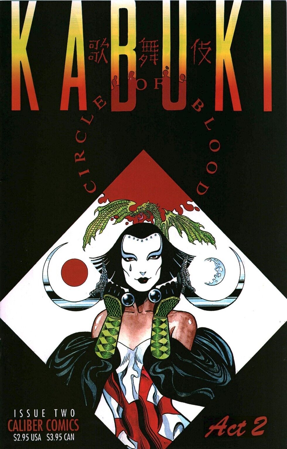 Vintage Caliber Comics Kabuki Circle of Blood #2 (1995) High Grade