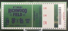 1st MLB GAME AT RICKWOOD FIELD COMMEMORATIVE TICKET 6/20/2024 GIANTS v CARDINALS