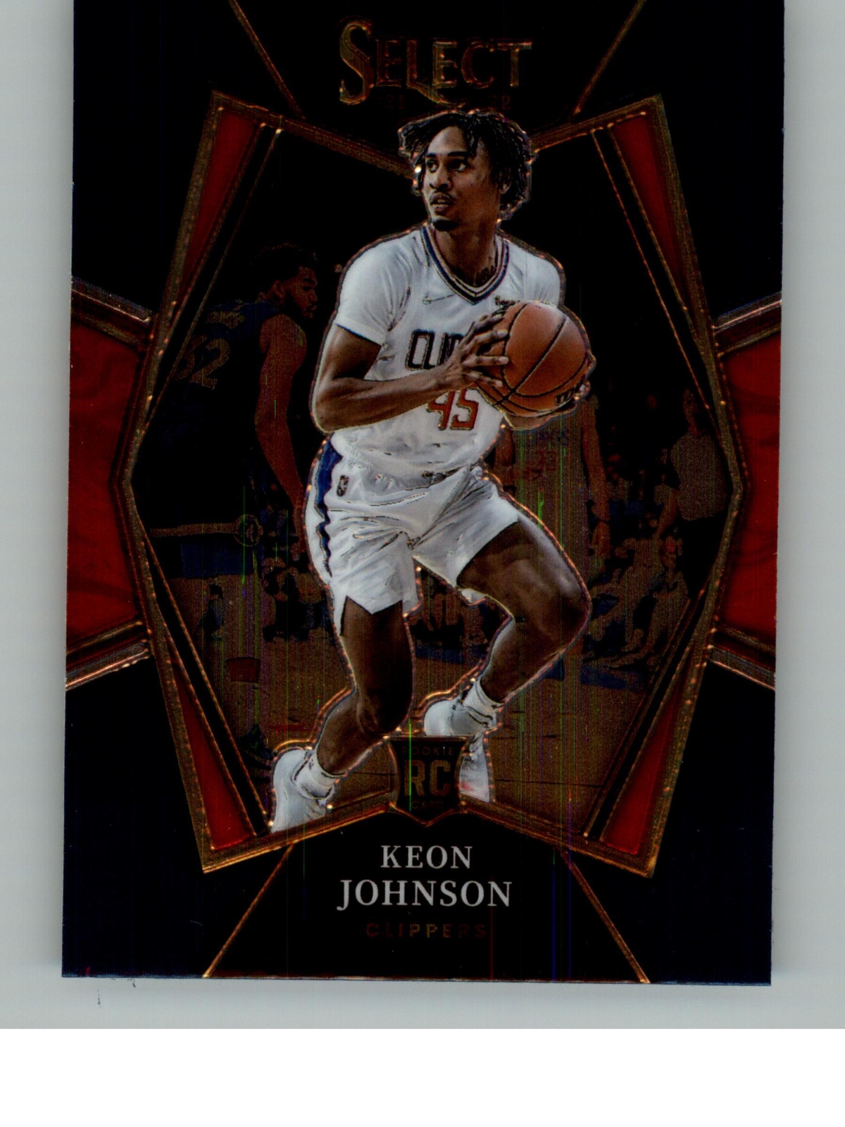 2021-22 Panini Select Keon Johnson 115 Los Angeles Clippers