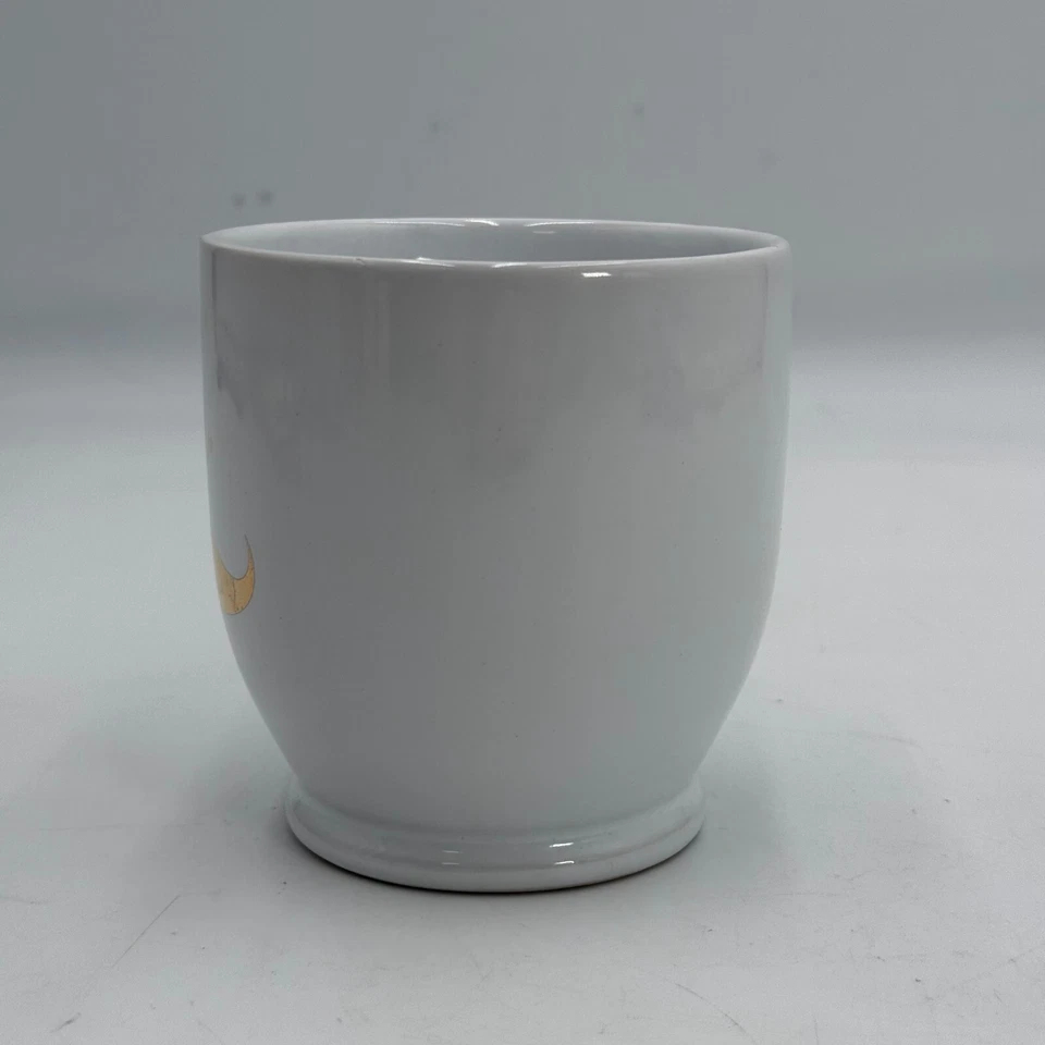 Taza de café Mr. oro blanco barba novio mango taza de bebida regalo de boda cerámica 4 pulgadas Foto 3 de 4