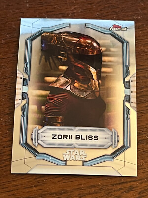 2022 Topps Finest Star Wars Base Zorii Bliss #100 RISE OF SKYWALKER