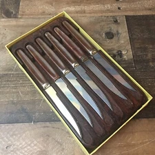 Vintage Regent Sheffield Steak Knife 🔪 Set Of 6 Knives 8”