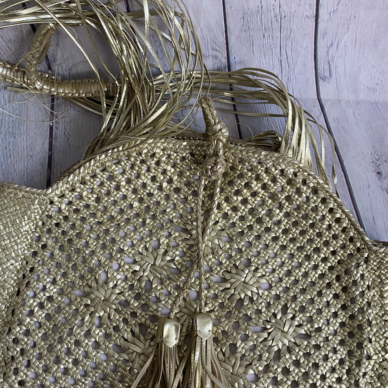 Helen Kaminsky Kaminski Raffia FringeShoulder Bags R… Gem