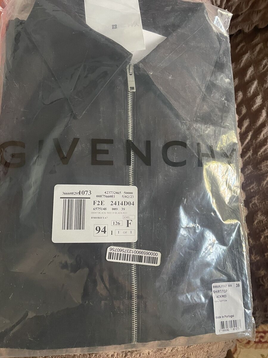 ジバンシィ　ウール　ジップシャツ　サイズ41(L~XL)　グレー ジバンシィウールジップシャツサイズ41(L~XL)グレー
