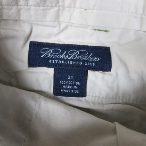Brooks Brothers Herren Shorts 34 grün kariert Bermuda 9" adrette Freizeit plissiert - Bild 2 von 9