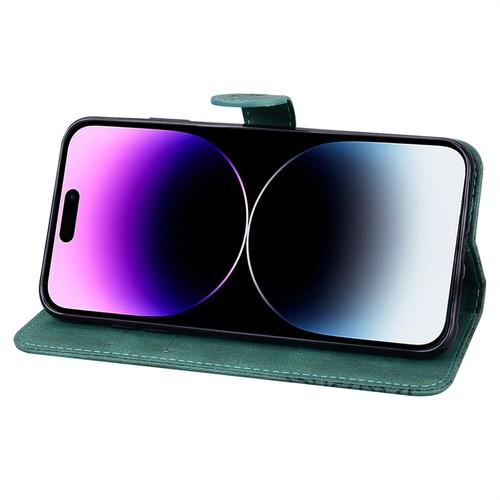 Magnetic Leather Diamond Stand Card Wallet Case For iPhone 16E 15 14 13 12 11 7 - Picture 30 of 31