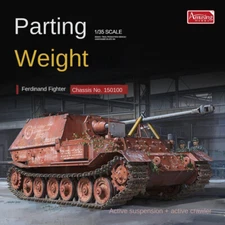 Amusing 35A044 135 FERDINAND 150100 Final Pro Vehicel Jagdpanzer SD.KFZ.184Model