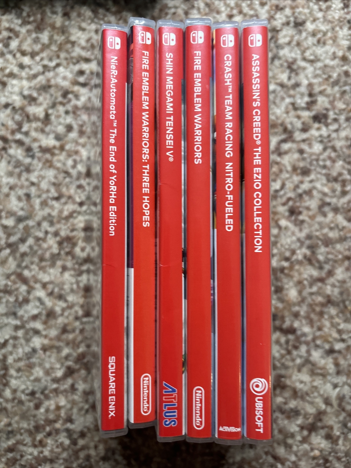 Nintendo Switch Game Lot Of 6 Titles Includes Fire Emblem, Crash