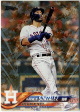 2018 Topps #215 Marwin Gonzalez Camo Parallel #23/25 NM-MT Astros
