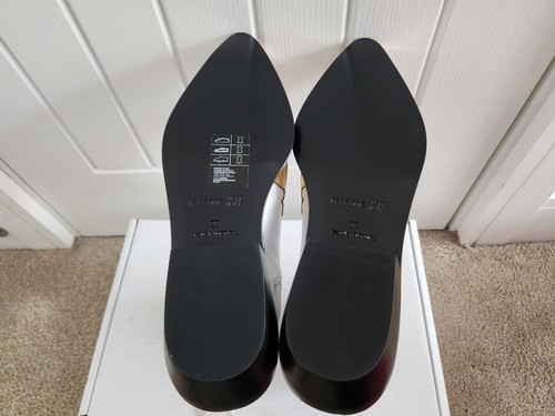 Paco Rabanne x H&M RARE Gold Silver Cowboy Boots UK5 EU38 Full Leather Brand New - Picture 14 of 15