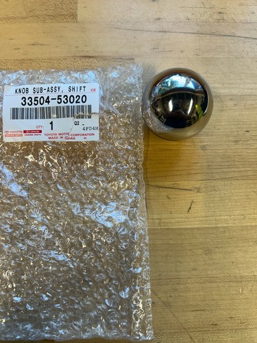 Lexus NEW Genuine IS300 IS200 Toyota Altezza MR-S MR2 Chrome Shift Knob OEM AUTO - Picture 3 of 3