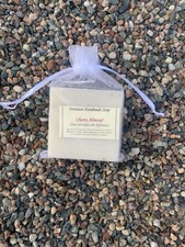 Cherry Almond Soap All Natural Shea Butter White 5 Oz Soap Bar