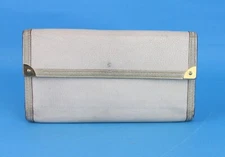 LOUIS VUITTON Suhali White Leather Long Wallet Purse Womwn's Used Vintage France