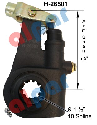 Slack Adjuster 5.5''x10 Replaces R803104, R801041, 139.1031, E-11398