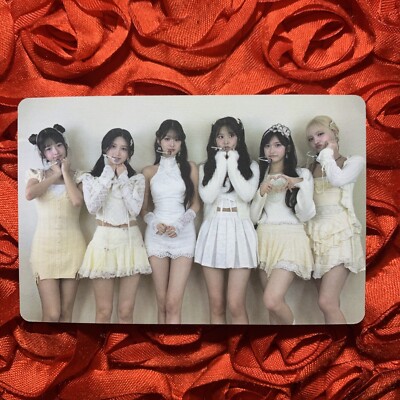 IVE Doll House KPOP Girl Photo Goddess Card Group White Yellow Fit Girly