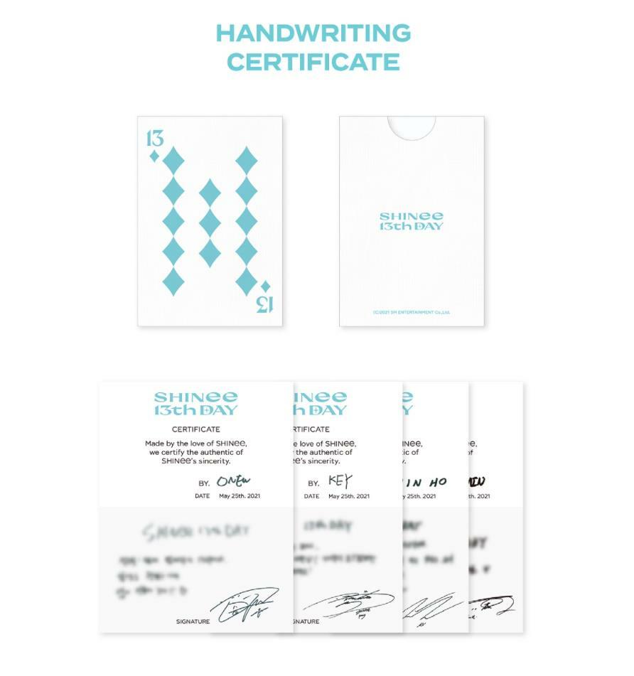 SHINee JEWEL CASE＆13th AnniversaryRing SHINee 13th Anniversary Special MD SM OFFICIAL GOODS RING +