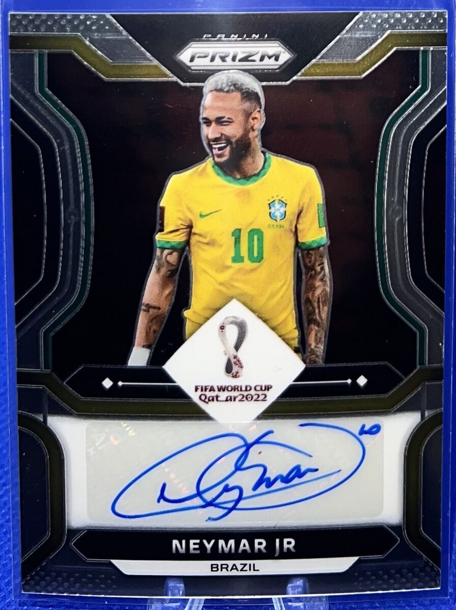 2022 Panini Prizm FIFA World Cup Qatar Neymar Jr Brazil Auto 2022 Panini Prizm FIFA World Cup Qatar Neymar Jr Brazil Auto