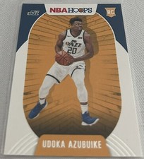 2020-21 Panini NBA Hoops Basketball Udoka Azubuike Utah Jazz Rookie card #213