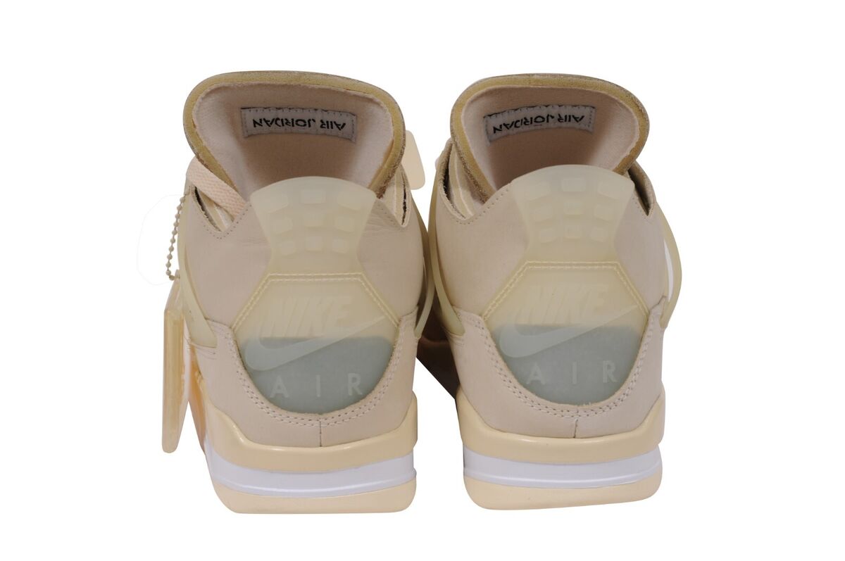 Nike Off White Womens Air Jordan 4 Retro SP Sneakers US 8.5W Nike Off White Womens Air Jordan 4 Retro SP Sneakers US 8.5W