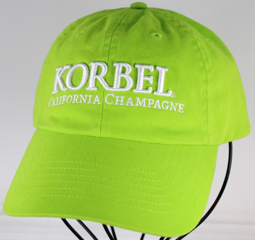 KORBEL CALIFORNIA CHAMPAGNE MENS ADJUSTABLE STRAP BACK HAT EMBROIDERED COTTON - Picture 4 of 13