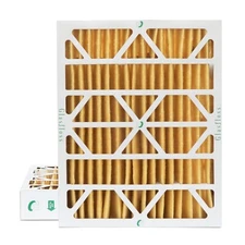 20x25x4 MERV 11 Pleated Air Filters by Glasfloss.   2 Pack.  Made in USA.