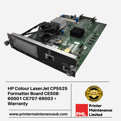 HP Color LaserJet CP5525 Formatiererplatine CE508-60001 CE707-69003 + Garantie