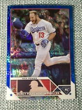 2023 Topps Update Season Highlights Blue Foil /999 Max Muncy Checklist #US179
