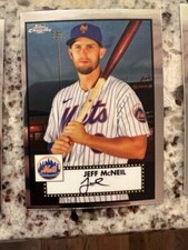 2022 TOPPS CHROME PLATINUM BASE CARD NEW YORK METS JEFF MCNEIL #289