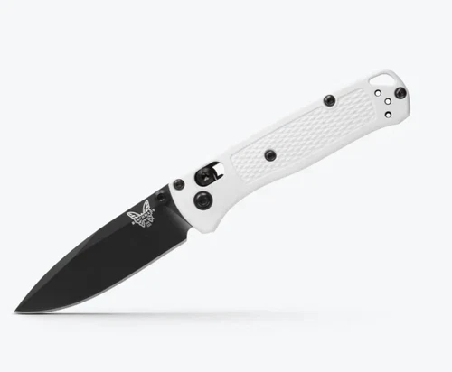 NIB BENCHMADE MINI BUGOUT 533BK-1 Folder 3.7"Pocket Knife White Grivory USA made