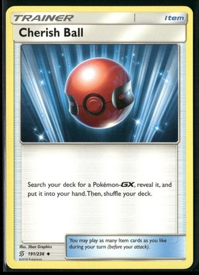 Cherish Ball Uncommon SM - Unified Minds 191/236 NM
