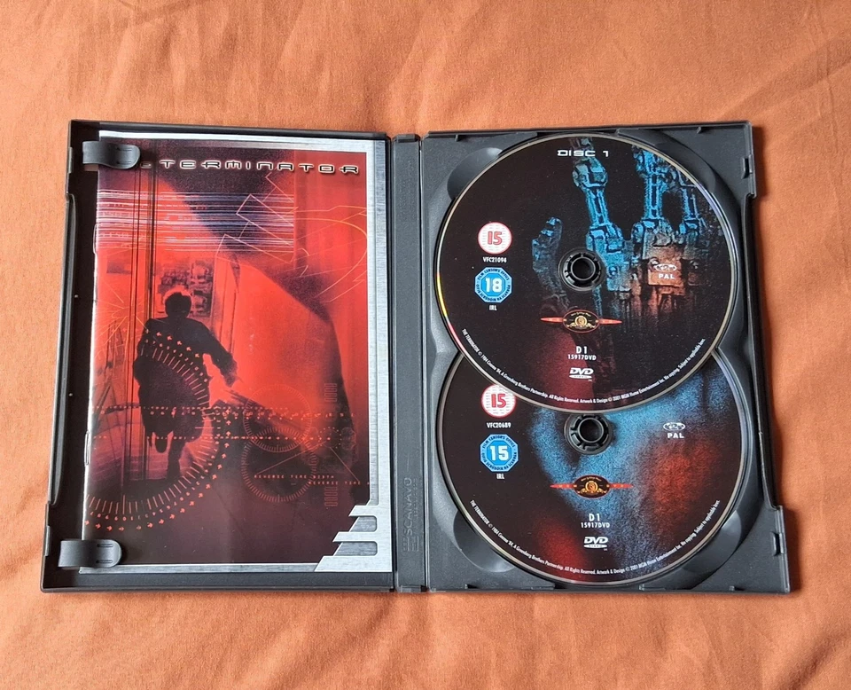 THE TERMINATOR FILMS 1 - 6 THE COMPLETE DVD COLLECTION : ARNOLD SCHWARZENEGGER - Image 3 of 4
