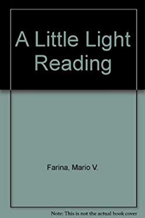 A Little Light Reading Hardcover Mario V. FarinaFree US Delivery | ISBN:0967144000