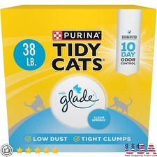 Clay Clumping Cat Litter 10 Day Odor Control Low Dust Scented Multiple Cats New