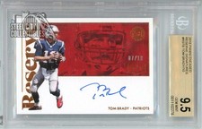 Tom Brady 2018 Encased Reserve Signatures Autograph Card #RS-TB 7/10 BGS 9.5