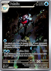 Palafin 225/091 Paldean Fates Illustration Rare Holo