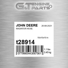 T28914 Radiator Hose Fits John Deere Surplus Open Box