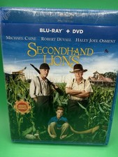 Secondhand Lions (Blu-ray) Michael Caine Robert Duvall - Sealed New DVD
