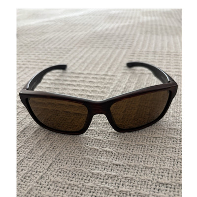 SunCloud Mayor Polarized Rectangle Sunglasses Brown Frame-FRAMES ONLY